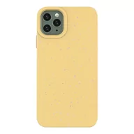 Etui i futerały do telefonów - Hurtel Eco Case etui do iPhone 11 Pro Max silikonowy pokrowiec obudowa do telefonu żółty - miniaturka - grafika 1