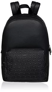 Calvin Klein Męskie plecaki Ck Must Block Campus Bp, czarne tonalne mono, jeden rozmiar, Czarny tonal Mono, Rozmiar Uniwersalny - Plecaki - miniaturka - grafika 1