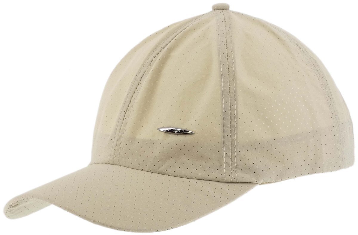 Czapka z Daszkiem Bejsbolówka Klasyczna Patrolówka Kremowa na Spacer