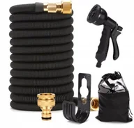 Węże ogrodowe i zraszacze - WĄŻ OGRODOWY ROZCIĄGLIWY PISTOLET ZŁĄCZKI 8w1 15m - miniaturka - grafika 1