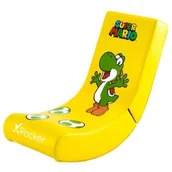Fotele gamingowe - Fotel gamingowy, X Rocker, oficjalnie licencjonowany Nintendo Video Rocker – kolekcja Super Mario ALL-STAR Yoshi 2020095 - miniaturka - grafika 1