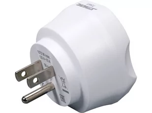 ADAPTER PODRÓŻNY Z EUROPEJSKIM GNIAZDEM I WTYCZKĄ USA, EUROPA - USA - Kostki, złączki, wtyczki - miniaturka - grafika 2