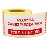 Etykiety do drukarek - MD Labels Plomby zabezpieczające security seal z nacięciem 120x50mm 100szt 5907483450559 - miniaturka - grafika 1