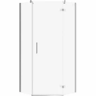 Cersanit S160-013 KABINA PRYSZNICOWA PIĘCIOKĄTNA JOTA 90X90X195 PRAWA SZKłO TRANS - Kabiny prysznicowe - miniaturka - grafika 1