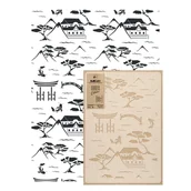 Szablony malarskie - Szablon Malarski powtarzalny // Japanese Landscape - miniaturka - grafika 1