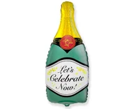 Balony i akcesoria - Balon foliowy 24" FX - "Butelka szampana" - miniaturka - grafika 1
