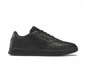 Sneakersy męskie - Buty męskie sneakersy sportowe Reebok Classic Court czarne skórzane - miniaturka - grafika 1
