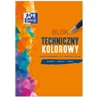 Hamelin BLOK TECHNICZNY A3/10K KOLOROWY 07259 AP07259 - Szkolne artykuły papiernicze - miniaturka - grafika 1