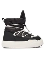 Buty dla dziewczynek - Moon Boot Śniegowce Jr Park lace Mid 80D3440070 D Czarny - miniaturka - grafika 1