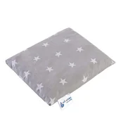 Termofory - MEDI PARTNERS Termofor z pestek wiśni dla dorosłych białe gwiazdki na szarym tle 25x20cm - miniaturka - grafika 1