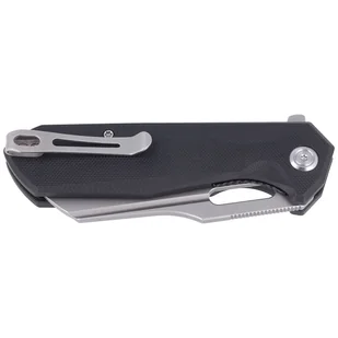 Nóż składany Kubey Knife Atlas, Black G10, Bead Blasted 14C28N by Jelly Jerry (KU328A) - Noże - miniaturka - grafika 7