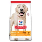 Sucha karma dla psów - Hills Science Plan Adult Light Large Breed Chicken 14 kg - miniaturka - grafika 1