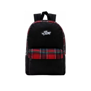Plecak młodzieżowy do szkoły Vans New skool kratka - VN0002TLIZQ1 - Plecaki - miniaturka - grafika 1