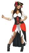 Stroje karnawałowe - Strój dla dorosłych, Piratka z kapeluszem, rozmiar XL - miniaturka - grafika 1