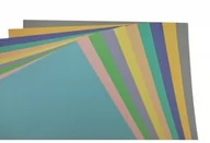 Szkolne artykuły papiernicze - Brystol karton kolor A2 MIX 10 kolorów 50ark PASTELOWY 1814-BK A2 PAST - miniaturka - grafika 1