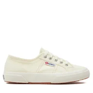 Trampki damskie - Tenisówki Superga 2750 Beżowy - miniaturka - grafika 1