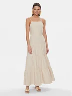 Sukienki - Fracomina Sukienka letnia FJ24SD2004W686E5 Beżowy Regular Fit - miniaturka - grafika 1