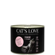 Mokra karma dla kotów - Cats Love Junior Huhn - kurczak z algami i olejem z krokosza 200 g - miniaturka - grafika 1
