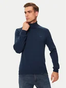 Swetry męskie - La Martina Golf ZMS019 YW091 Granatowy Regular Fit - miniaturka - grafika 1