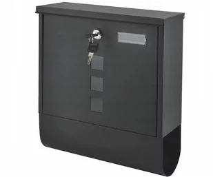 Skrzynka na listy MODERNHOME, antracytowa, 33,5x30,5x9,6 cm - Skrzynki na listy - miniaturka - grafika 1