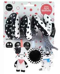 Pluszowa spirala Krowa i Tygrys - TM Toys - Zawieszki - miniaturka - grafika 1