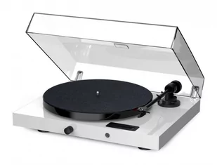 Pro-Ject JukeBox E1 + piano OM5e  Gramofon, System all-in-one / Plug and Play z Bluetooth, biały - Gramofony - miniaturka - grafika 1