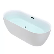 Wanny - Wanna wolnostojąca 170 cm czarny korek oraz przelew Cesana Hydrosan - miniaturka - grafika 1