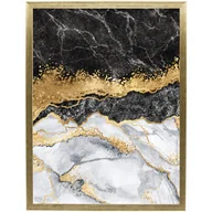 Obrazy i zdjęcia na płótnie - Fotografia "Marble black" 30 x 40 cm - miniaturka - grafika 1