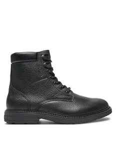 Tommy Hilfiger Kozaki FM0FM05192 Czarny - Buty zimowe męskie - miniaturka - grafika 1