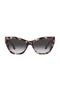Emporio Armani okulary przeciwsłoneczne damskie kolor brązowy - Okulary przeciwsłoneczne - miniaturka - grafika 1