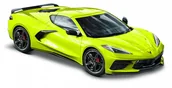 Kolekcjonerskie modele pojazdów - Maisto, model metalowy, Chevrolet Corvette Coupe 2020, żółty, 1:24 - miniaturka - grafika 1