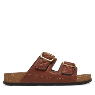 Klapki Scholl Bora 2 Straps MF32081 Brązowy - Klapki i japonki damskie - miniaturka - grafika 1