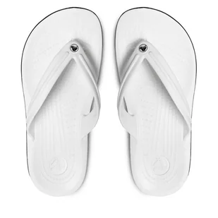 Japonki Crocs Crocband Flip 11033 Biały - Klapki i japonki męskie - miniaturka - grafika 1