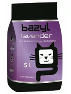 Żwirek dla kotów - Bazyl Lavender 5l bentonitowy żwirek dla kota o zapachu lawendy - miniaturka - grafika 1