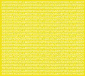 Pasmanteria - Litery samoprzylepne z połyskiem, żółte, 5 mm - miniaturka - grafika 1