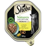 Mokra karma dla kotów - Sheba Nature ́s Collection 22 x 85 g w sosie Kurczak z papryką - miniaturka - grafika 1