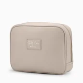 Kosmetyczki, organizery i kuferki - Kosmetyczka Damska Podróżna Duża Pojemna Zamek PUCCINI Beżowa QML008-2A - miniaturka - grafika 1