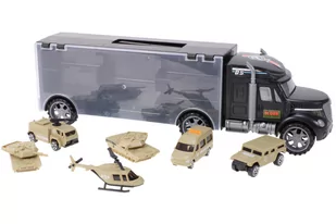 ElektroStator Wojskowa ciężarówka z walizką z militarnymi autami TIR czołg helikopter Y177 Y177 - Samoloty i helikoptery - miniaturka - grafika 1
