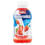 Kefiry, jogurty, maślanki - Müller - Mullermilch o smaku truskawkowym - miniaturka - grafika 1