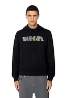 Bluzy męskie - Diesel Męska bluza z kapturem S-Gymnastik Hood-K27, 9xx-0hayt, XXL - miniaturka - grafika 1