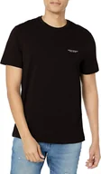 Koszulki męskie - ARMANI EXCHANGE T-shirt męski bawełna czarny GR54207 - Rozmiar: XL - miniaturka - grafika 1