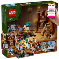 Klocki - PREZENT DLA DZIECKA FANA MINECRAFTA – LEGO MINECRAFT 21272- Dwór i Arena Walki – Steve, Zombie i Żarłoczny Wieprz + EBOOK-3 - miniaturka - grafika 1