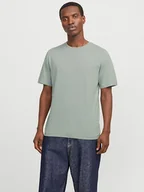 Koszulki męskie - Jack & Jones Koszulka w kolorze zielonym - miniaturka - grafika 1