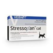 Suplementy i witaminy dla kotów - VEBIOT STRESSOXAN CAT  30 tabletek na stres, tabletki uspokajające dla kota - miniaturka - grafika 1