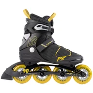 Rolki - K2 F.I.T 90 BOA, rolki, męskie, czarne - miniaturka - grafika 1