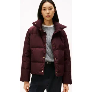 Tommy Hilfiger Puchowa kurtka Regular Fit - Kurtki damskie Tommy Hilfiger Puchowa kurtka Regular Fit - Kurtki damskie - miniaturka - grafika 1