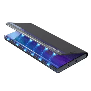 New Sleep Case pokrowiec etui z klapką z funkcją podstawki Samsung Galaxy A53 5G czarny - Etui i futerały do telefonów - miniaturka - grafika 5