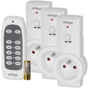 Listwy zasilające - Energenie Listwa zasilająca zestaw 3 inteligentnych gniazdek sterowanych pilotem Gniazda PL 16A EG-SSWS3F-01 - miniaturka - grafika 1