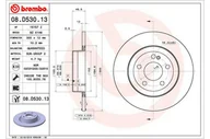 Tarcze hamulcowe - BREMBO 08.D530.13 08.D530.13 - miniaturka - grafika 1