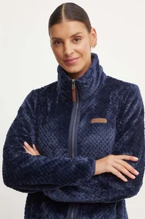 Columbia bluza sportowa Fire Side kolor granatowy gładka 1819791 - Bluzy damskie - miniaturka - grafika 1